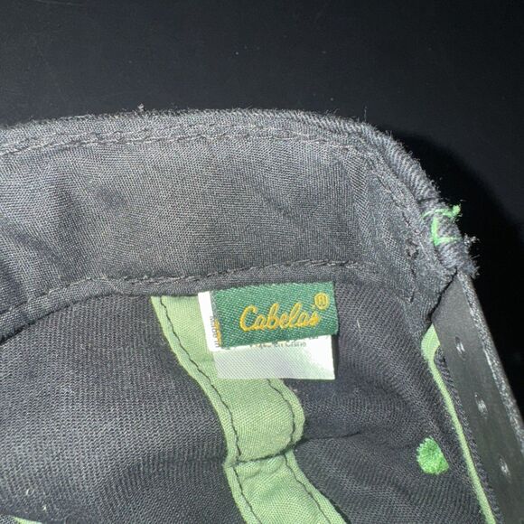 Calcutta Fishing Baseball Hat Neon Green Skull Strapback Adjustable Embroidered - Picture 6 of 6